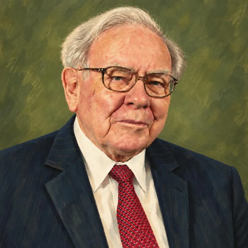 Warren Buffett portrait